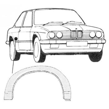 Radlaufblech hinten rechts (207052), BMW 3er (Typ E30 2-Türig)